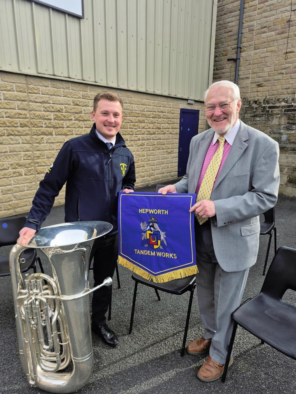 Adelphi Tandem Works - Banner Celebration with Stephen Holroyd, Chairman and Owner of Adelphi Group (r).jpeg